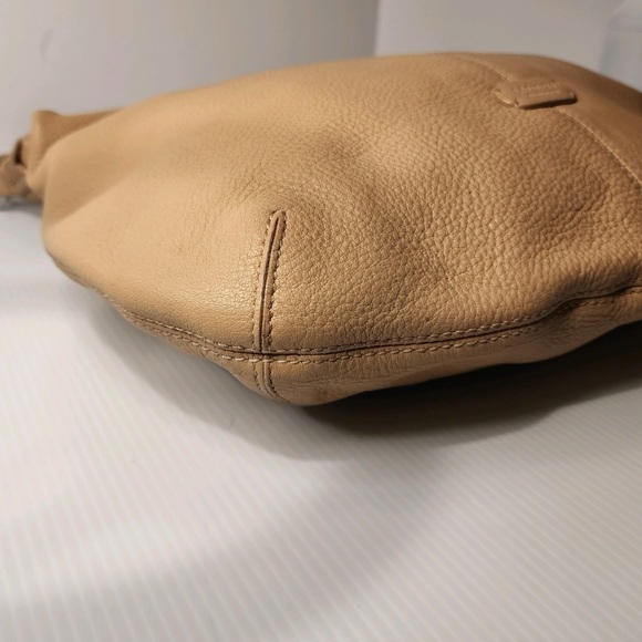 Ralph Lauren Indian Cove Soft Genuine Pebbled Leather Large Hobo/Shoulder Bag - Picture 10 of 15